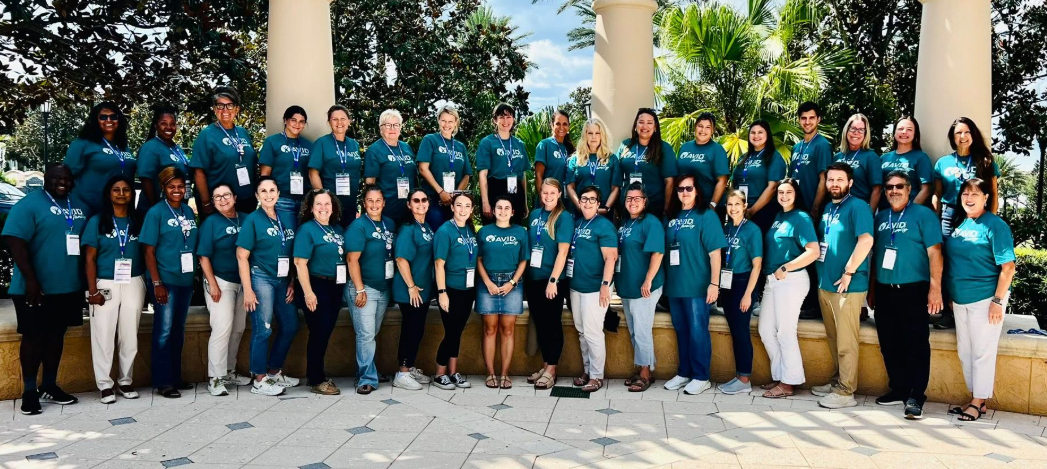  Group of AVID training attendees